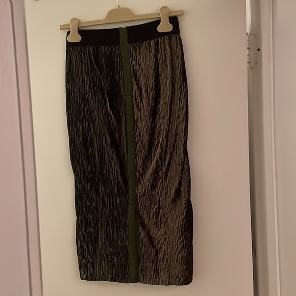 Byron Lars beauty mark crushed velvet pencil skirt - Picture 2 of 2